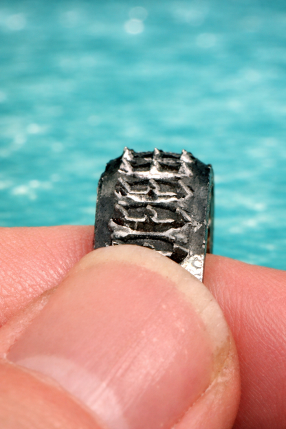 Fidget Ring mit Stacheln – Drehbarer Skill Ring aus 3D-Druck, taktiler Ring, sensorischer Schmuck