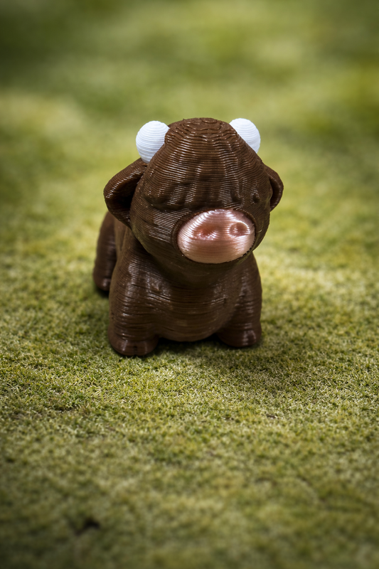 WackelBabyKuh :) - Süßes Baby Hochlandrind in Multicolor gedruckt