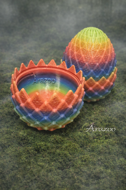 Magisches Drachenei – Schmucktruhe & Sammeltruhe aus dem 3D-Druck | Arazoo